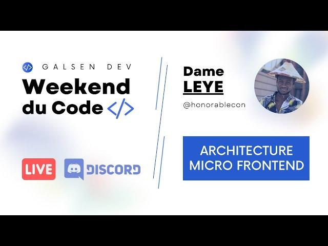 Archtecture Micro Frontend | #WdC1