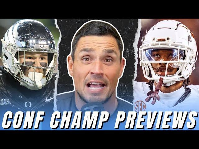 Georgia-Texas, Penn State-Oregon, Clemson-SMU | STANFORD STEVE | CFB Conference Championship Week