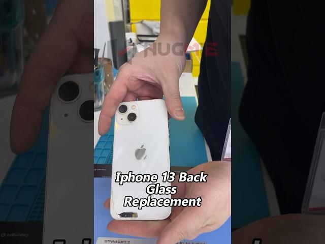 Revive Your iPhone 13 with Back Glass Replacement at Hugmie! ️ #Hugmie #iphonerepair #backglass