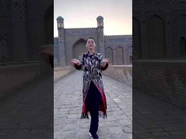 Our beautiful and charming professional Uzbek dancer Alina Babeshko in Kokand, Uzbekistan.