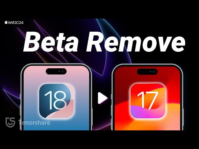 How to Remove & Uninstall iOS 18 beta - iOS 18 Downgrade  | Full Guide