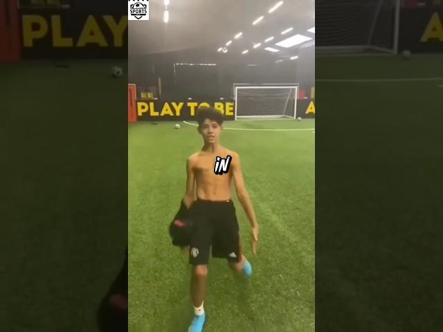 Cristiano Ronaldo jr idol is...