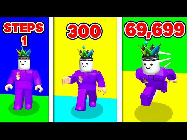 i got 69,699 SPEED in Roblox BUT Every Step you get +1 speed