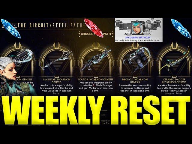 New Warframe 1999 Summer! Incarnons And Archon Shards! Warframe Weekly Reset