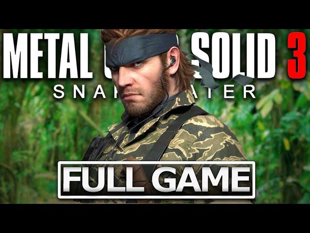 METAL GEAR SOLID 3: SNAKE EATER Full Gameplay Walkthrough / No Commentary 【FULL GAME】4K 60FPS