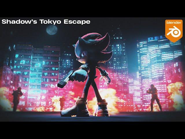 Shadow's Tokyo Escape | 3D Animation | [4K]