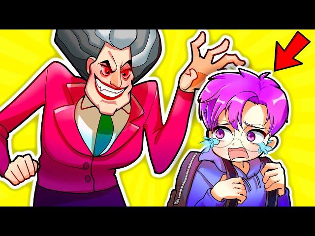 The WORST TEACHER Of My LIFE! (LankyBox Animated Storytime!)