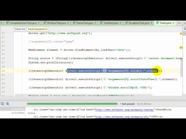 Lecture 14 : JavaScriptExecutor in Selenium Webdriver in Java