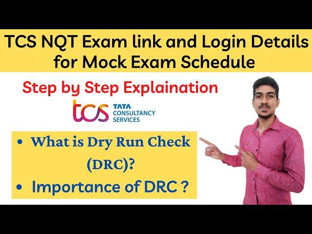 TCS NQT/Ninja DRC TEST | Dry Run Check | How To Give DRC | TCS NQT September 2021| TCS NINJA 2021