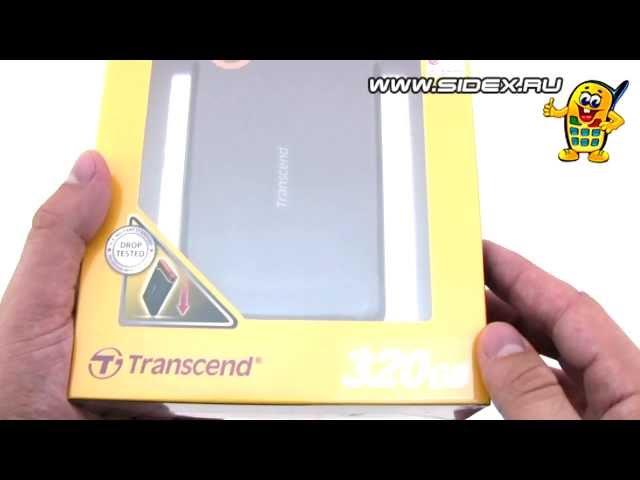 Sidex.ru: Видеообзор внешнего HDD Transcend StoreJet 25M 320 Gb (rus)