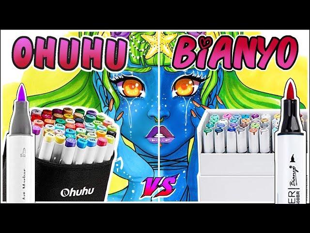 Ohuhu Brush Markers vs Bianyo Brush Markers - Marker Review