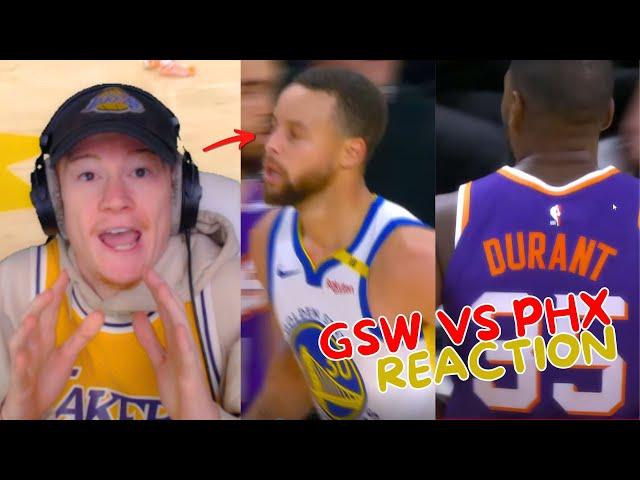 Reacting to Suns vs Warriors Regular Season Game!