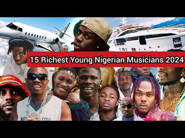 15 RICHEST YOUNG NIGERIAN MUSICIANS 2024. NETWORTH, CARS, HOUSES, BIOGRAPHY, MUSIC.Rema,Asake,Shalli