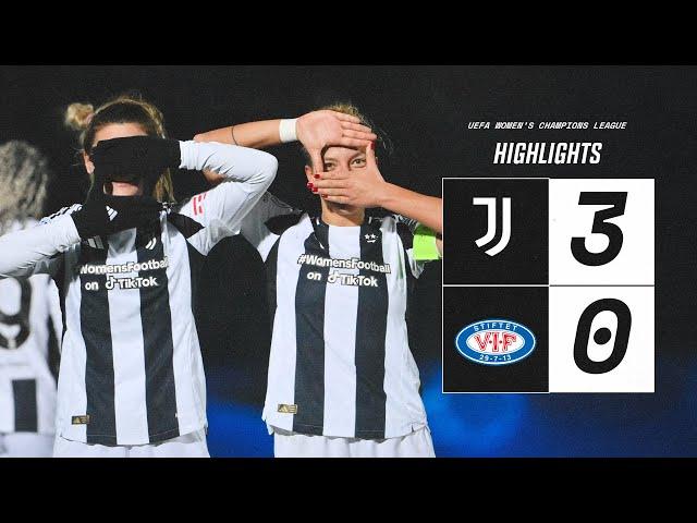 HIGHLIGHTS UWCL | Juventus Women 3-0 Vålerenga | Bergamaschi, Cantore & Kullberg Goals!