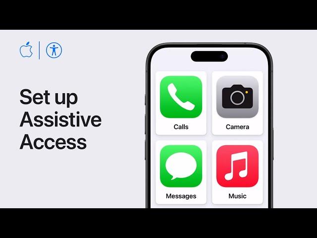 How to set up Assistive Access on your iPhone or iPad | Apple Support