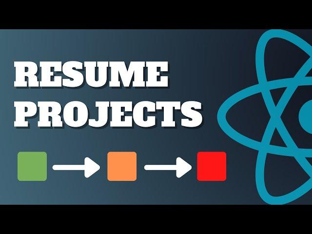 3 React Projects For Your Resume (Code included)