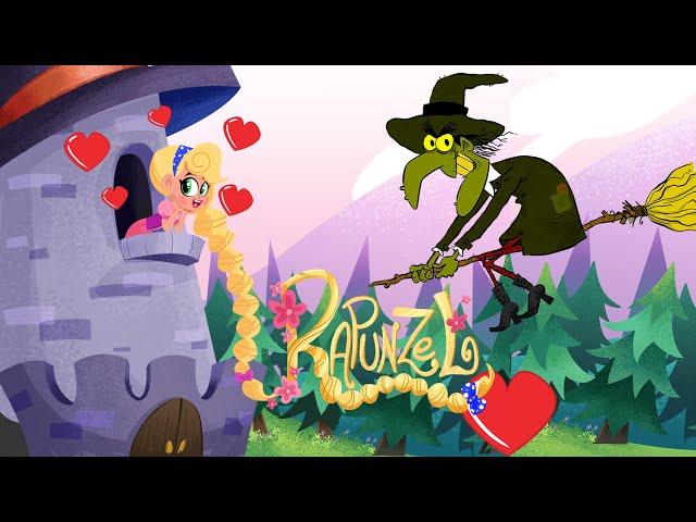 Rapunzel and the Witch  Cool School Cartoons for Kids