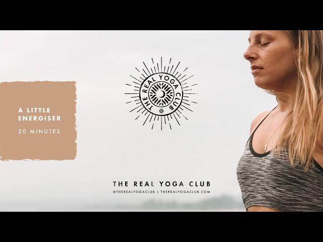 20 Minute Energising Hatha Yoga | All Levels | The Real Yoga Club