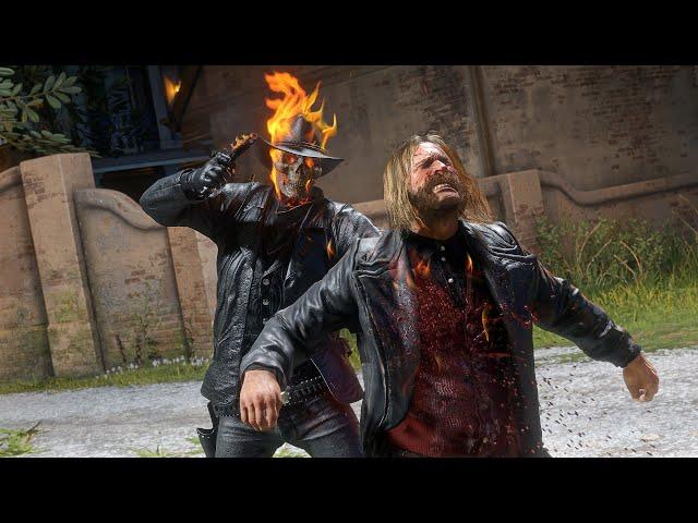 Red Dead Redemption 2 - Arthur Becomes Ghost Rider Pc Mods