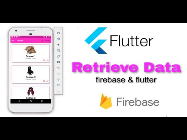 Retrieve Data From Firebase Database Using (Dart & flutter) | Store App