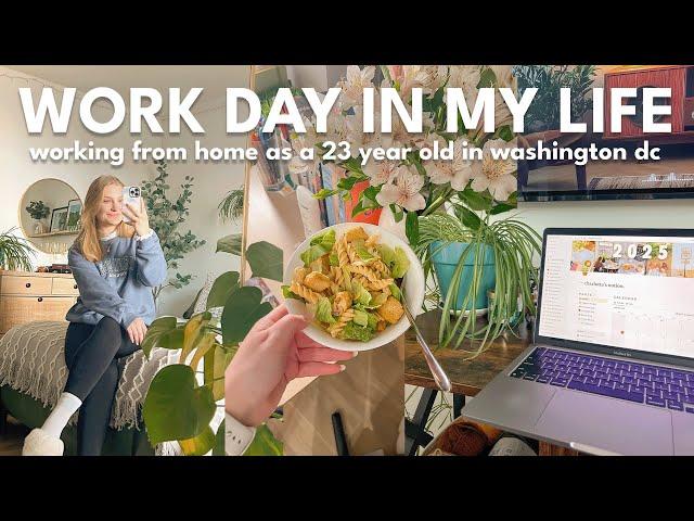 WORK DAY IN MY LIFE  my 9-5 WFH routine, podcast planning, trying a new recipe | Charlotte Pratt