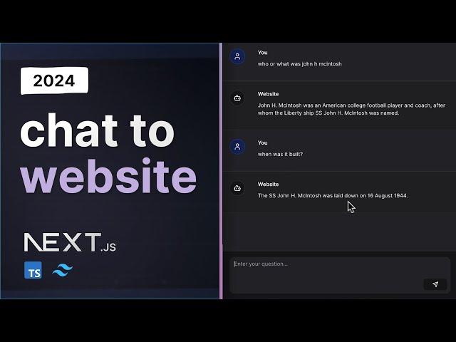 Build a Modern AI Chatbot in Next.js 14 (2024)