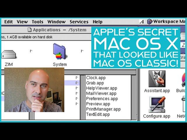 A MacOS X that looked like Classic Mac? It was real! How to install and what it looked like #apple