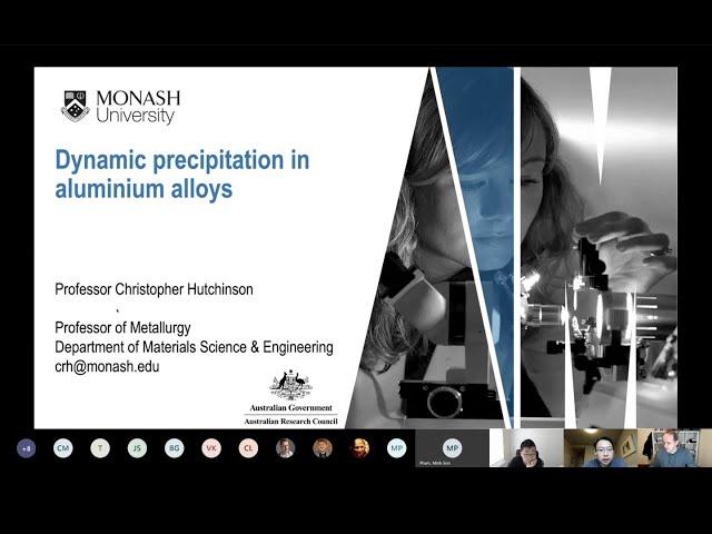 Dynamic precipitation in aluminium alloys  -  24th Aug 2020