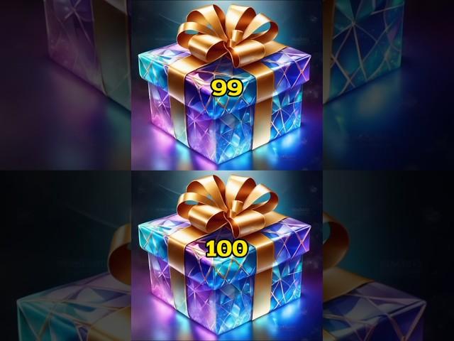 99 vs 100 choose only one gift  #shorts #giftedinsights #chooseyourgift