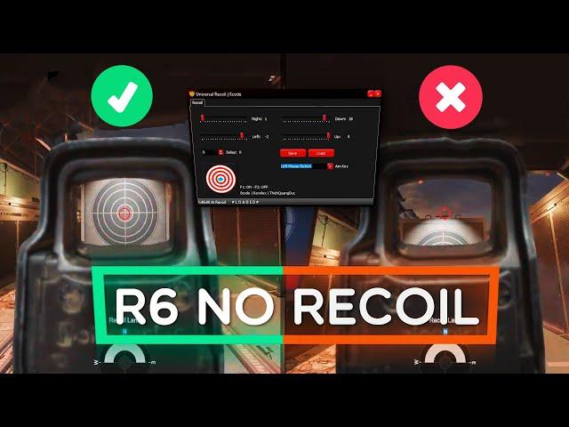 ️ R6 No Recoil Script PC | How To Get NO Recoil Script/Macro For Rainbow Six Siege (Undetected)