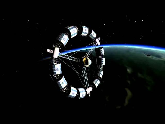 KSP - Rotating Space Station (Stock parts, no mods)
