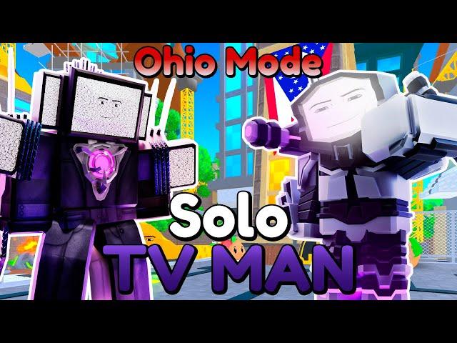 UTILIZÉ SOLO UNIDADES TV en OHIO MODE...  | Toilet tower defense Roblox