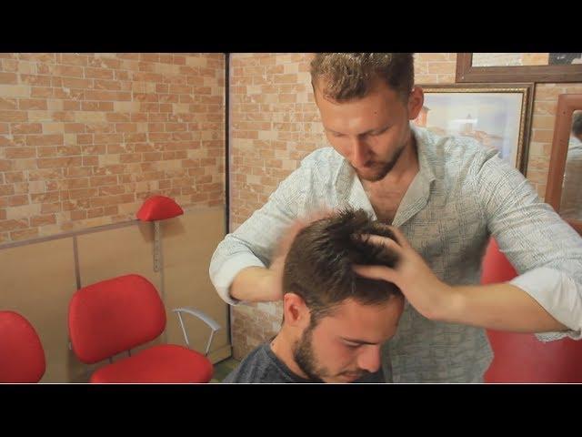 ASMR Turkish Barber Face,Head and Back Massage 130  ‍️