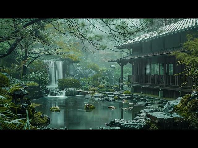 Zen Garden In The Rain: Meditation Ambience with Water Sound, Rain and Nature Sound