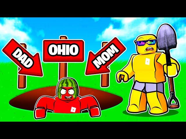 Digging To OHIO... AND EVERYWHERE in Roblox