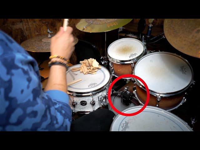 How I Record Drums Using One Microphone