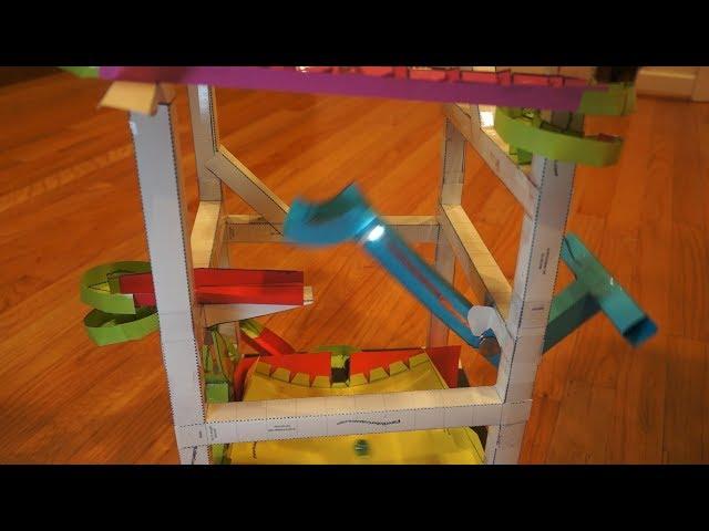 Paper Roller Coaster with LEDs