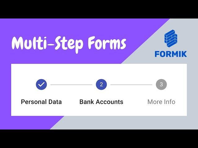 React Multi-Step Form Tutorial: Using Formik, Yup and material-ui