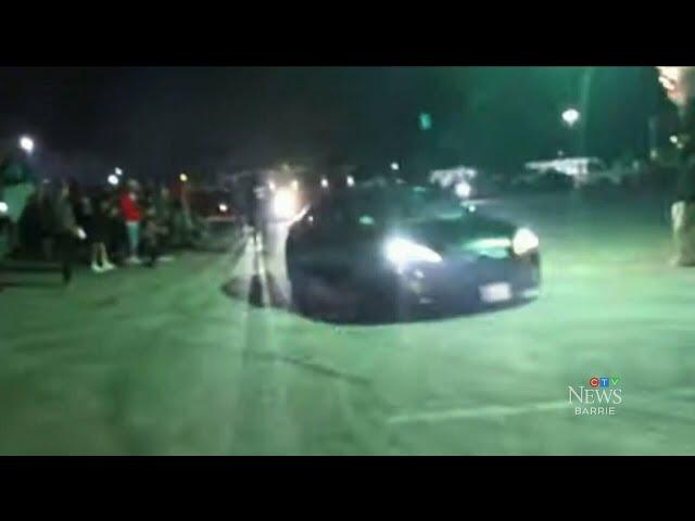 Police cracking down on illegal car rallies in Wasaga Beach, Ontario