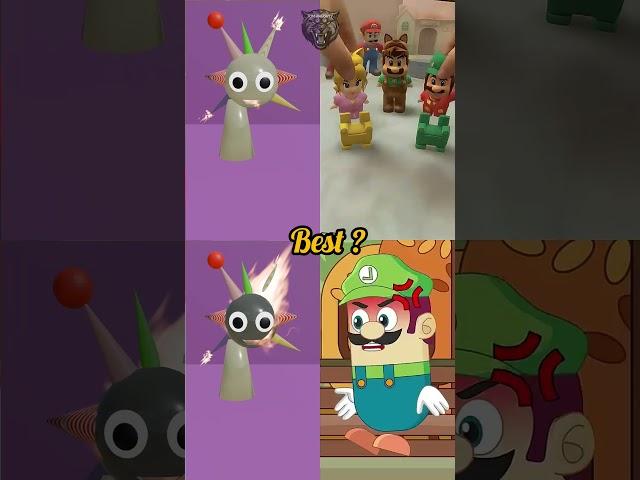 Greedy Luigi outsmarted everyone! #supermario​ #fun​ #lego​ #shorts​