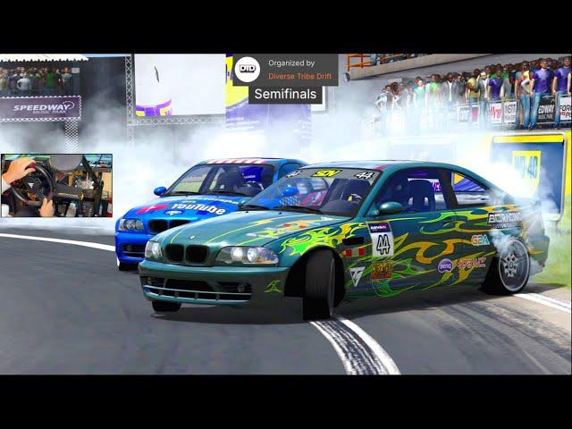 How I PODIUMED First Competitive Drift Event On Assetto Corsa!! (R1 UDSpeedway)