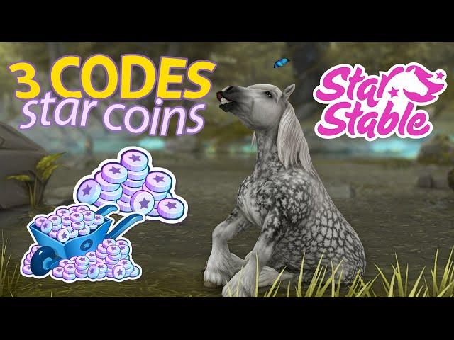 STAR COINS GRATUITS - 3 *NEW* CODES PROMOS 2024 | Star Stable - SSO