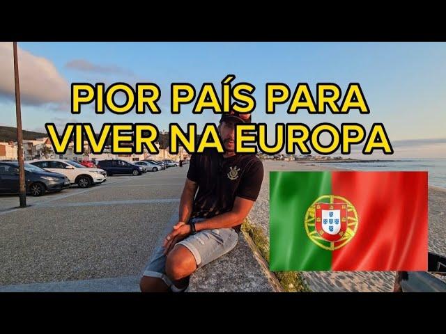 Pior país para viver na Europa Portugal. Viajando toda a Europa de Doblò motohome.