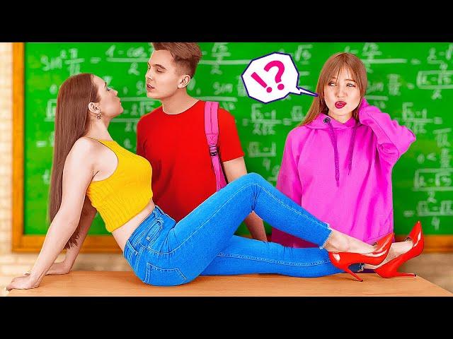 NEW GIRL STEAL MY BOYFRIEND!|| Hacks To Get A Boyfriend By 123 GO! SERIES