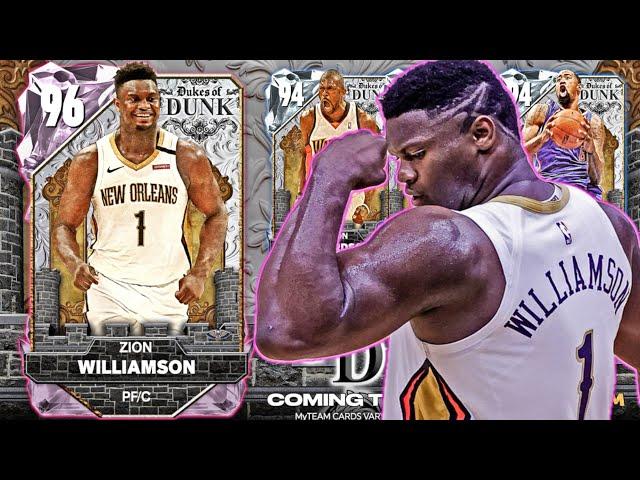 Pink Diamond Zion Williamson Tomorrow! NBA 2k25 Myteam Showdown Grind for a FREE HOF Poster Badge