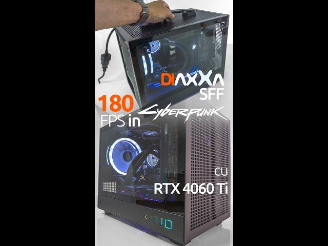 180 fps in Cyberpunk cu Diaxxa SFF i5-12600KF RTX 4060 Ti 16GB DeepCool CH160 | CEL.ro