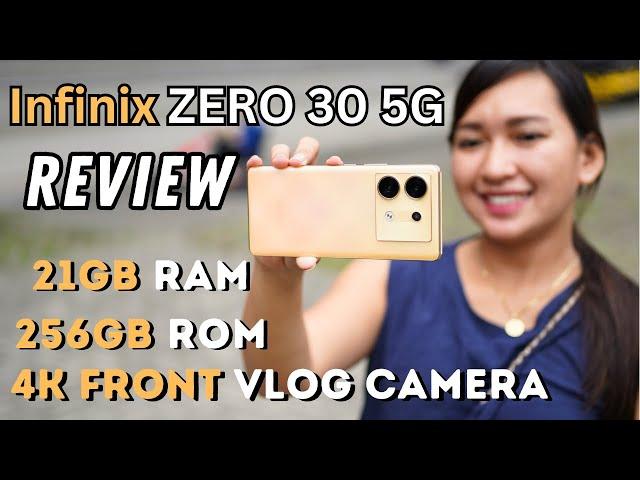 infinix ZERO 30 5G : Review (4K Ultra Clear Vlog Camera Phone under P15K pesos)