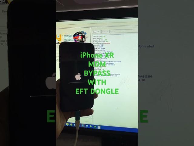 iPhone XR MDM Bypass With EFT Dongle