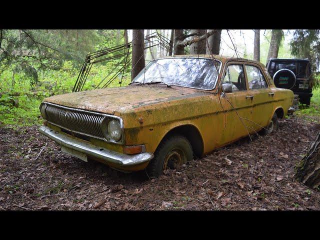 Starting GAZ-24 (Volga) After 18 Years + Test Drive