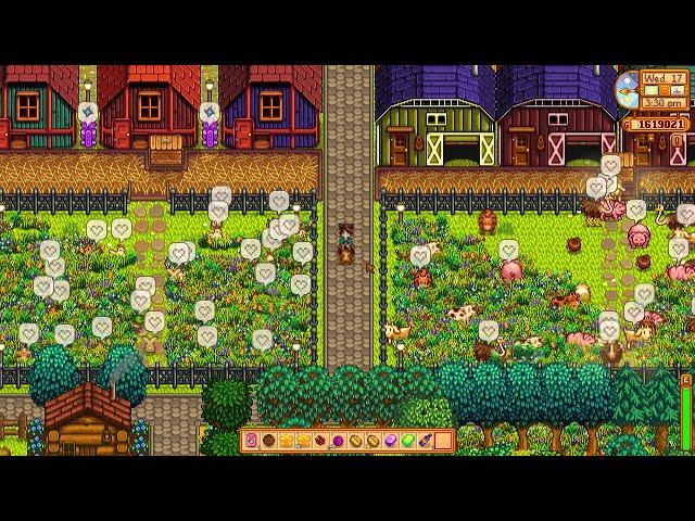 Stardew Valley 1.5 - Immersive Farm 2 Tour (100% Perfection Rate)